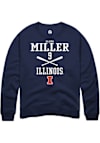 Main image for Alaina Miller Rally Mens Navy Blue Illinois Fighting Illini NIL Sport Icon Crew Sweatshirt