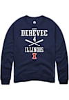 Main image for Gabby Debevec Rally Mens Navy Blue Illinois Fighting Illini NIL Sport Icon Crew Sweatshirt