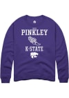 Main image for Jesse Pinkley Rally Mens Purple K-State Wildcats NIL Sport Icon Crew Sweatshirt