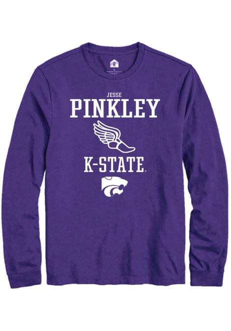 Jesse Pinkley Rally Mens Purple K-State Wildcats NIL Sport Icon Tee