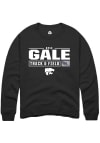 Main image for Kyle Gale Rally Mens Black K-State Wildcats NIL Stacked Box Crew Sweatshirt