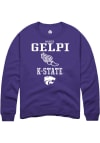 Main image for Marcus Gelpi Rally Mens Purple K-State Wildcats NIL Sport Icon Crew Sweatshirt