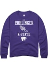 Main image for Mike Rohlinger Rally Mens Purple K-State Wildcats NIL Sport Icon Crew Sweatshirt