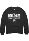 Main image for Mike Rohlinger Rally Mens Black K-State Wildcats NIL Stacked Box Crew Sweatshirt