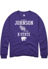 Main image for O'shalia Johnson Rally Mens Purple K-State Wildcats NIL Sport Icon Crew Sweatshirt