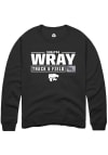 Main image for Shalysa Wray Rally Mens Black K-State Wildcats NIL Stacked Box Crew Sweatshirt