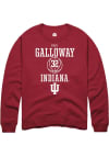 Main image for Trey Galloway Rally Mens Red Indiana Hoosiers NIL Sport Icon Crew Sweatshirt