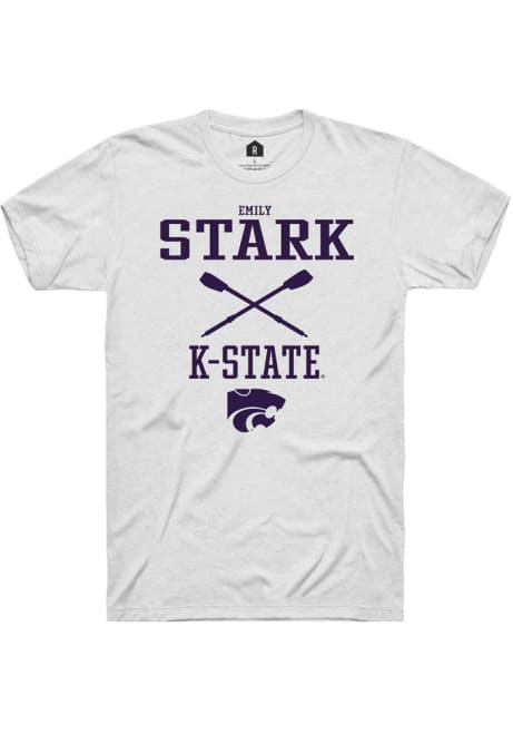 Emily Stark White K-State Wildcats NIL Sport Icon Short Sleeve T Shirt