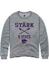 Main image for Emily Stark Rally Mens Graphite K-State Wildcats NIL Sport Icon Crew Sweatshirt