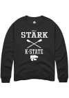 Main image for Emily Stark  Rally K-State Wildcats Mens Black NIL Sport Icon Long Sleeve Crew Sweatshirt
