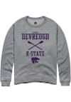 Main image for Lindsey DeVreugd Rally Mens Graphite K-State Wildcats NIL Sport Icon Crew Sweatshirt