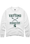 Main image for Jessica Vattimo  Rally Michigan State Spartans Mens White NIL Sport Icon Long Sleeve Crew Sweats..