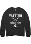 Main image for Jessica Vattimo  Rally Michigan State Spartans Mens Black NIL Sport Icon Long Sleeve Crew Sweats..