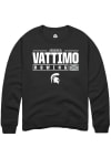 Main image for Jessica Vattimo  Rally Michigan State Spartans Mens Black NIL Stacked Box Long Sleeve Crew Sweat..