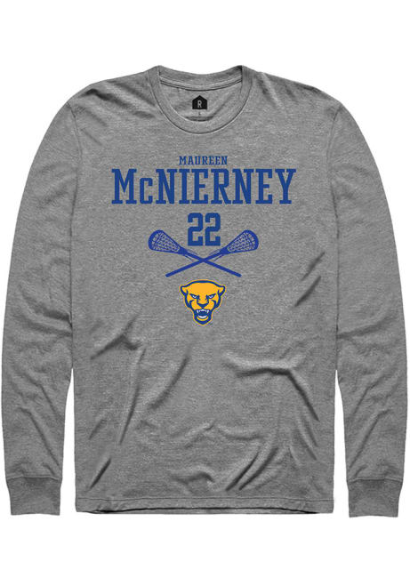 Maureen McNierney Rally Mens Graphite Pitt Panthers NIL Sport Icon Tee