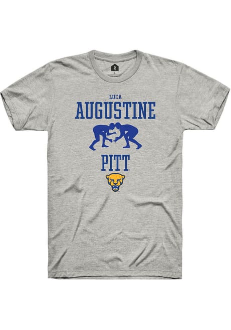 Luca Augustine Ash Pitt Panthers NIL Sport Icon Short Sleeve T Shirt