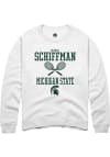 Main image for Marlo Schiffman Rally Mens White Michigan State Spartans NIL Sport Icon Crew Sweatshirt