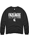 Main image for Sarah Fazlagic Rally Mens Black Michigan State Spartans NIL Stacked Box Crew Sweatshirt