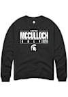 Main image for Ashton McCulloch Rally Mens Black Michigan State Spartans NIL Stacked Box Crew Sweatshirt