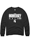 Main image for Pierce Morrissey Rally Mens Black Michigan State Spartans NIL Stacked Box Crew Sweatshirt