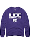 Main image for Ayoka Lee Rally Mens Purple K-State Wildcats NIL Stacked Box Crew Sweatshirt