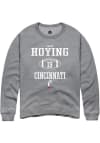 Main image for Jacob Hoying Rally Mens Graphite Cincinnati Bearcats NIL Sport Icon Crew Sweatshirt