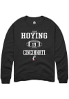 Main image for Jacob Hoying  Rally Cincinnati Bearcats Mens Black NIL Sport Icon Long Sleeve Crew Sweatshirt