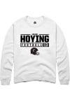 Main image for Jacob Hoying  Rally Cincinnati Bearcats Mens White NIL Stacked Box Long Sleeve Crew Sweatshirt