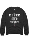 Main image for Jesse Meyer Rally Mens Black Cincinnati Bearcats NIL Sport Icon Crew Sweatshirt