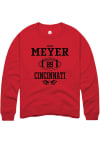 Main image for Jesse Meyer Rally Mens Red Cincinnati Bearcats NIL Sport Icon Crew Sweatshirt