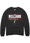 Main image for John Williams  Rally Cincinnati Bearcats Mens Black NIL Stacked Box Long Sleeve Crew Sweatshirt