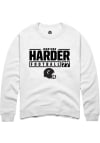 Main image for Jonathan Harder  Rally Cincinnati Bearcats Mens White NIL Stacked Box Long Sleeve Crew Sweatshir..