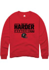 Main image for Jonathan Harder  Rally Cincinnati Bearcats Mens Red NIL Stacked Box Long Sleeve Crew Sweatshirt