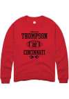 Main image for Jonathan Thompson  Rally Cincinnati Bearcats Mens Red NIL Sport Icon Long Sleeve Crew Sweatshirt