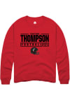 Main image for Jonathan Thompson  Rally Cincinnati Bearcats Mens Red NIL Stacked Box Long Sleeve Crew Sweatshir..