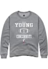 Main image for Jordan Young Rally Mens Graphite Cincinnati Bearcats NIL Sport Icon Crew Sweatshirt