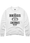 Main image for Jowon Briggs Rally Mens White Cincinnati Bearcats NIL Sport Icon Crew Sweatshirt