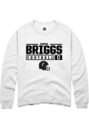 Main image for Jowon Briggs Rally Mens White Cincinnati Bearcats NIL Stacked Box Crew Sweatshirt