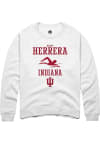 Main image for Harrison Herrera Rally Mens White Indiana Hoosiers NIL Sport Icon Crew Sweatshirt