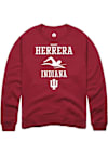Main image for Harrison Herrera Rally Mens Red Indiana Hoosiers NIL Sport Icon Crew Sweatshirt