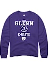 Main image for Jaelyn Glenn Rally Mens Purple K-State Wildcats NIL Sport Icon Crew Sweatshirt