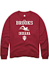 Main image for Finn Brooks Rally Mens Red Indiana Hoosiers NIL Sport Icon Crew Sweatshirt