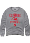 Main image for Katelyn Kilpatrick Rally Mens Graphite Nebraska Cornhuskers NIL Sport Icon Crew Sweatshirt