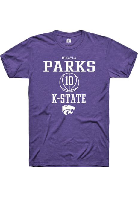 Mikayla Parks Purple K-State Wildcats NIL Sport Icon Short Sleeve T Shirt