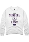 Main image for Serena Sundell Rally Mens White K-State Wildcats NIL Sport Icon Crew Sweatshirt