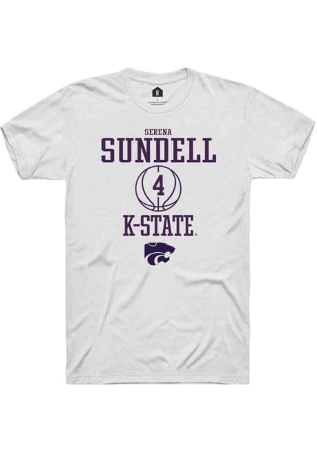 Serena Sundell White K-State Wildcats NIL Sport Icon Short Sleeve T Shirt