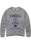 Main image for Serena Sundell Rally Mens Graphite K-State Wildcats NIL Sport Icon Crew Sweatshirt