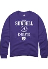 Main image for Serena Sundell Rally Mens Purple K-State Wildcats NIL Sport Icon Crew Sweatshirt