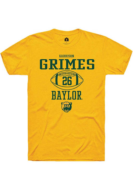 Garrison Grimes Baylor Bears Rally GOLD NIL Sport Icon Short