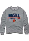 Main image for Aidan Hall Rally Mens Graphite Illinois Fighting Illini NIL Stacked Box Crew Sweatshirt